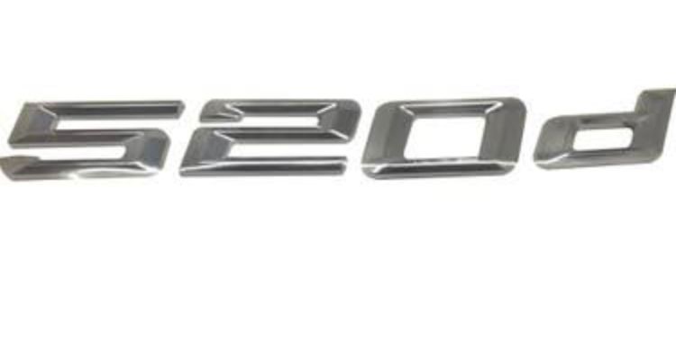 BMW ARKA BAGAJ YAZISI 520d