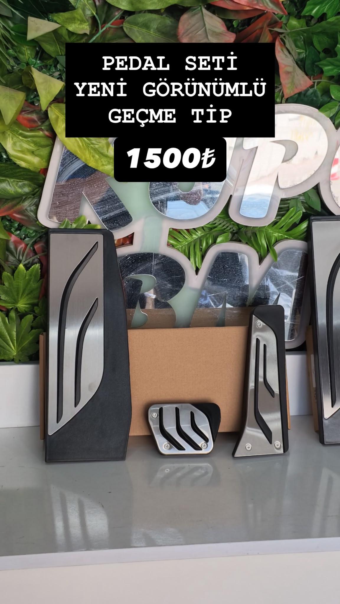 BMW YENİ GÖRÜNÜM PEDAL SETİ